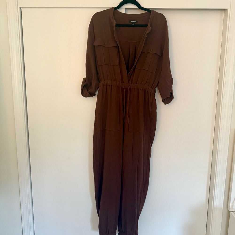 Madewell Brown Jumpsuit